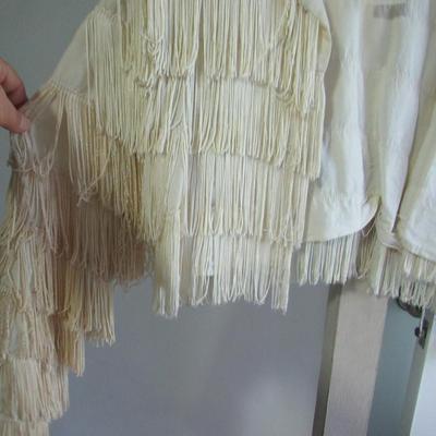 Lot 86: 1960-70s GoGo Short Jacket With Fringe, Roberta, Medium