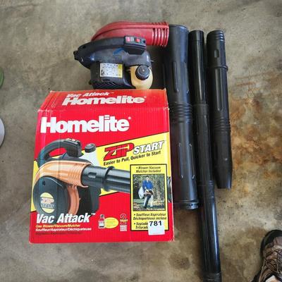 Homelite Gas Blower Vac Mulcher Has Compression