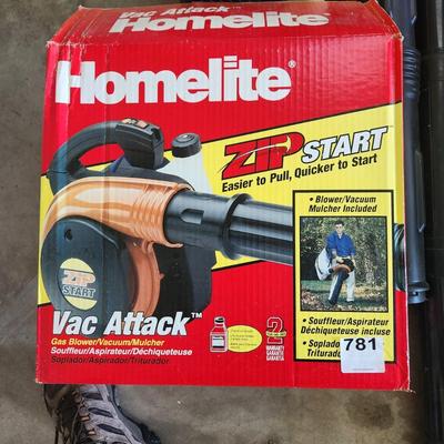 Homelite Gas Blower Vac Mulcher Has Compression