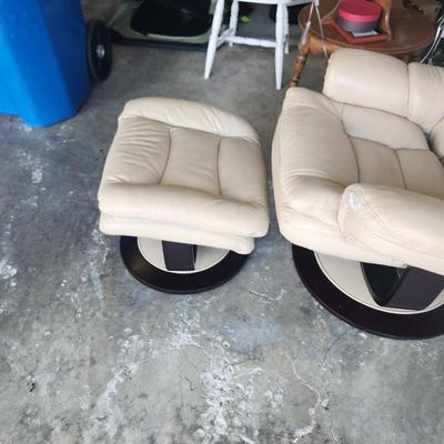 Lane Swivel Recliner chair and ottoman
