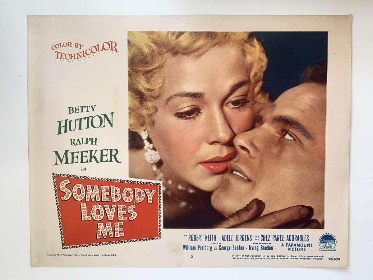 Somebody Loves Me original 1953 vintage lobby card | EstateSales.org