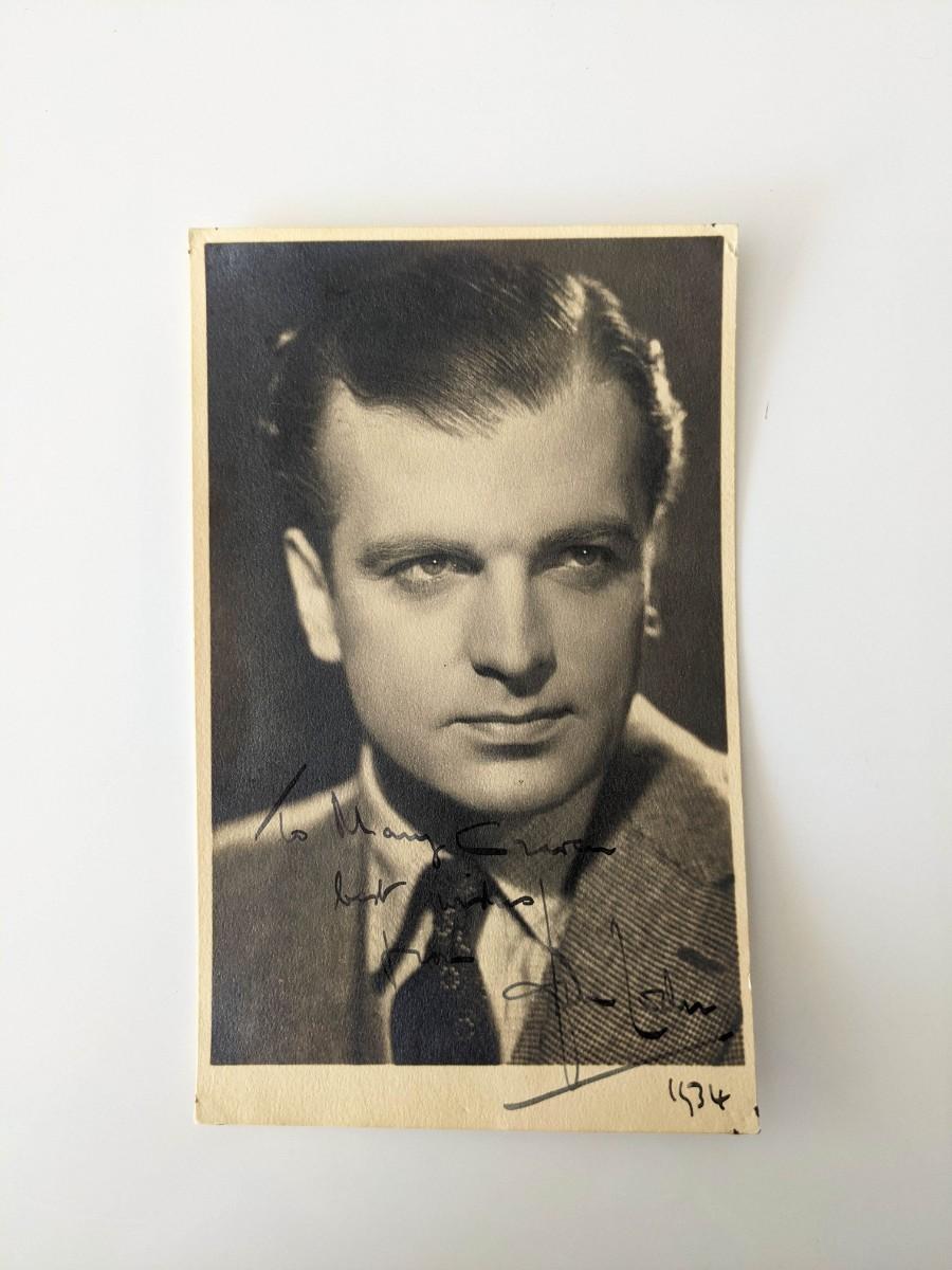 John Loder signed photo