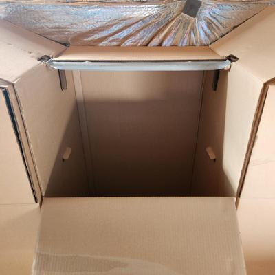 3 Large Wardrobe Clothing Storage Moving Boxes with Hanger Rail