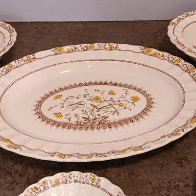 Copeland Spode England China "Buttercup" Serving pieces.