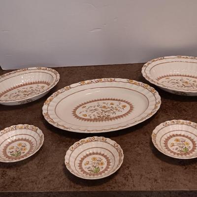 Copeland Spode England China "Buttercup" Serving pieces.