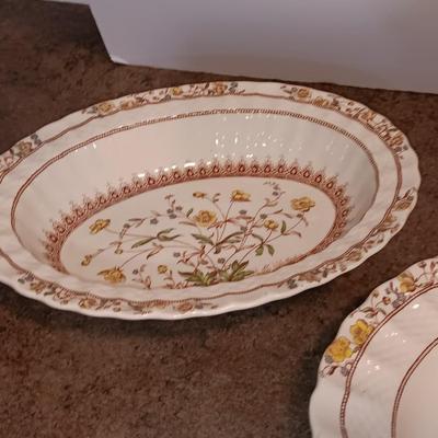 Copeland Spode England China "Buttercup" Serving pieces.