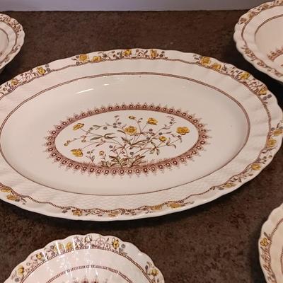 Copeland Spode England China "Buttercup" Serving pieces.