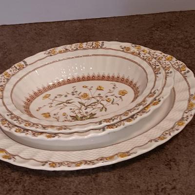 Copeland Spode England China "Buttercup" Serving pieces.