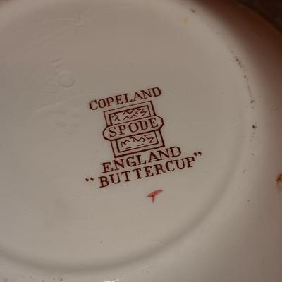Copeland Spode England China "Buttercup" Serving pieces.