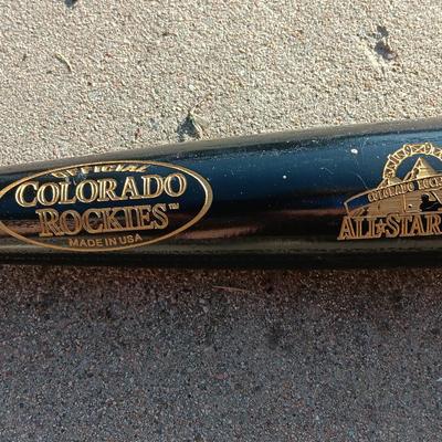 Colorado Rockies Limited edition Season Ticket holder July 7, 1998 Wooden Baseball bat All-star Game