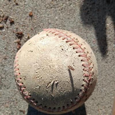 Louisville Slugger I25J Wooden baseball bat with Wilson glove and a ball