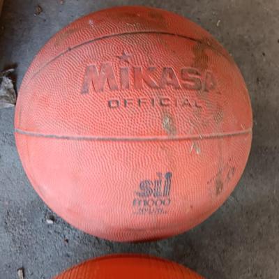 Three basketballs - Mikasa - Wilson & NBA