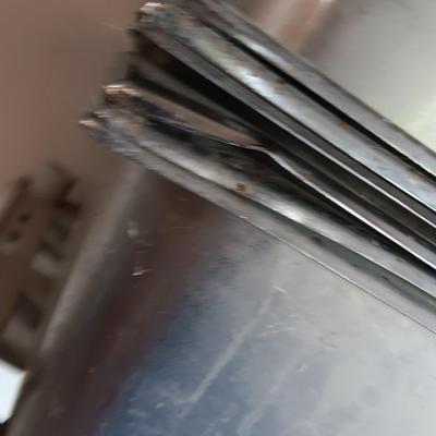 Stainless steel sterno dual burner heat warming pan with lid and inserts.