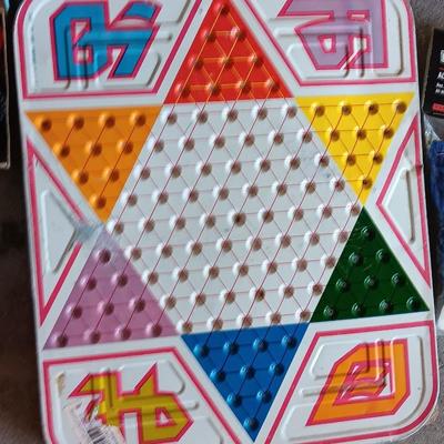 Kid's toys, metal Chinese checkers - Tinker toys - Lego's and more