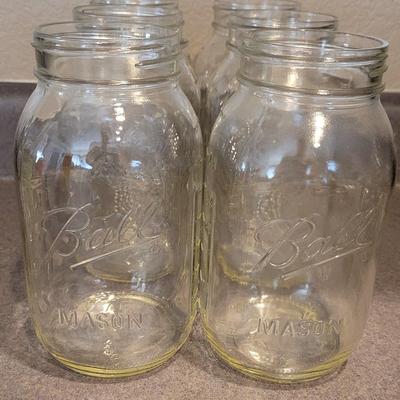 (6) Ball Quart Jars