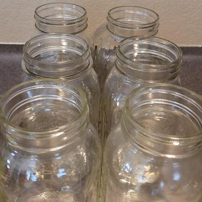 (6) Ball Quart Jars