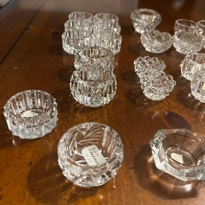 Lot of 32 Cut Glass Salts