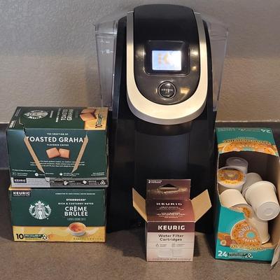 Keurig Coffee Maker, Filter, and Coffee