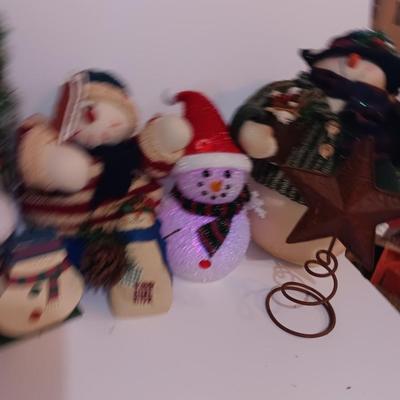 Snowman collection Christmas cheer! With color changing Snowman