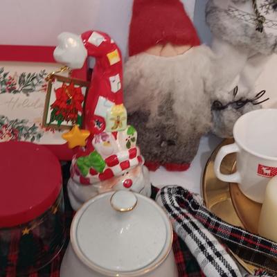 Gnome Christmas. Christmas dishware, candles and more