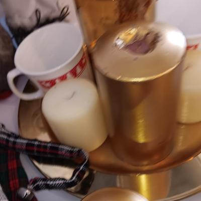 Gnome Christmas. Christmas dishware, candles and more