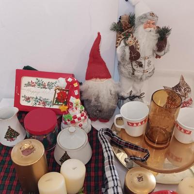 Gnome Christmas. Christmas dishware, candles and more