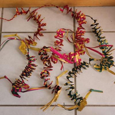 Vintage Mexican Woven Decorations