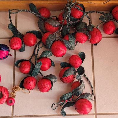 Vintage Mexican Woven Decorations