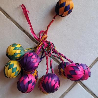 Vintage Mexican Woven Decorations