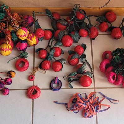 Vintage Mexican Woven Decorations