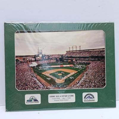 Coors Field Denver, Colorado Rockies 1998 All-star game season ticket holder stadium picture