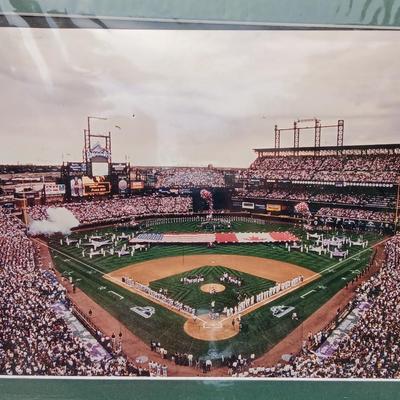 Coors Field Denver, Colorado Rockies 1998 All-star game season ticket holder stadium picture