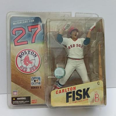 McFarlane MLB Cooperstown Collection Series 3 Carlton Fisk Action Figure