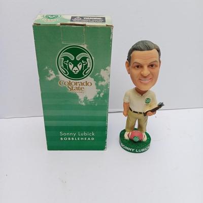 Colorado State University Sonny Lubick bobble head