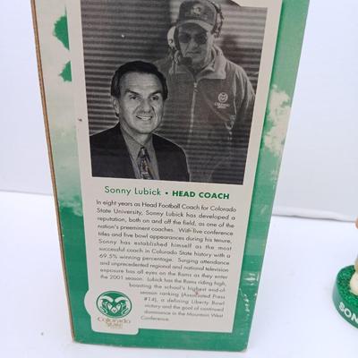 Colorado State University Sonny Lubick bobble head