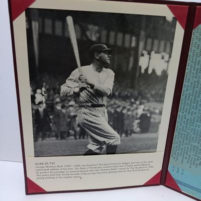 Babe Ruth :The Hartford Life Insurance Policy Application 8x10 Photo-Replica