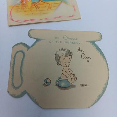 Vintage Congratulations baby boy cards