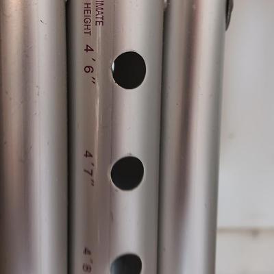 Pair of crutches 4'6" - 5'2" with a folding mobility walker