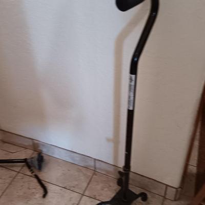 Two nice mobility canes big footed