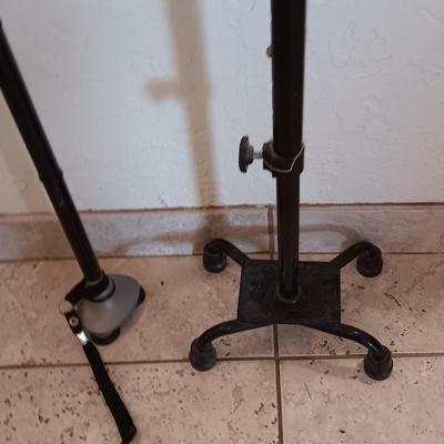 Two nice mobility canes big footed