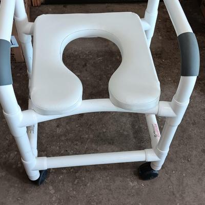 Narrow 15 inch PVC design is great for smaller adults or larger pediatric users at home or in a hospital