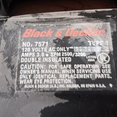 Black and Decker jig saw and a craftsman electric stapler