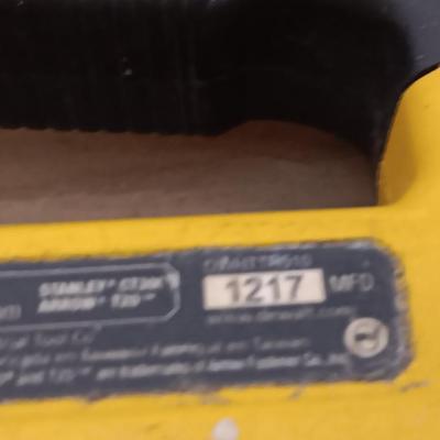 Dewalt stapler and a glue gun