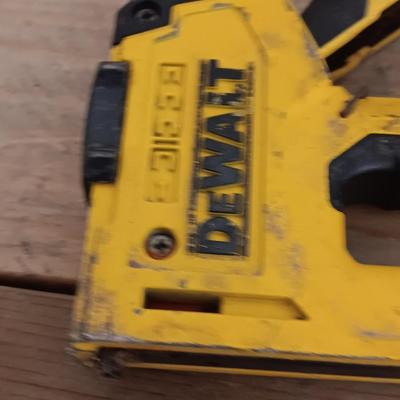 Dewalt stapler and a glue gun