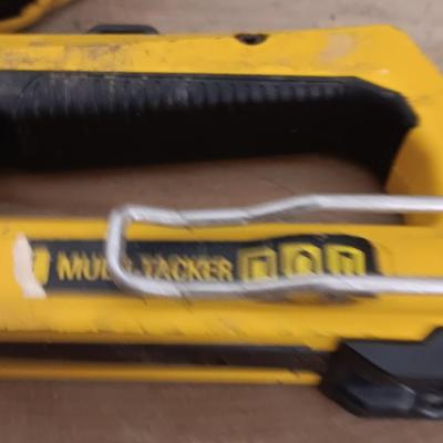 Dewalt stapler and a glue gun
