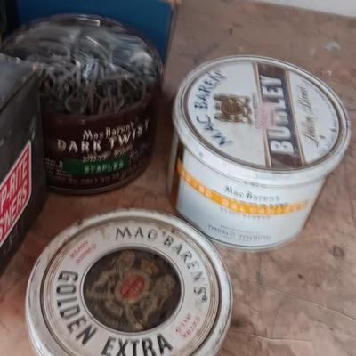 Assortment of hardware with a hardware organizer