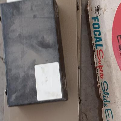 Focal super slide editor with metal slide cases that are full of slides