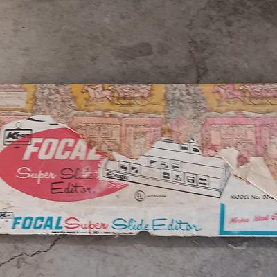 Focal super slide editor with metal slide cases that are full of slides