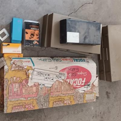 Focal super slide editor with metal slide cases that are full of slides