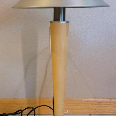 Vintage Wood & Metal Lamp